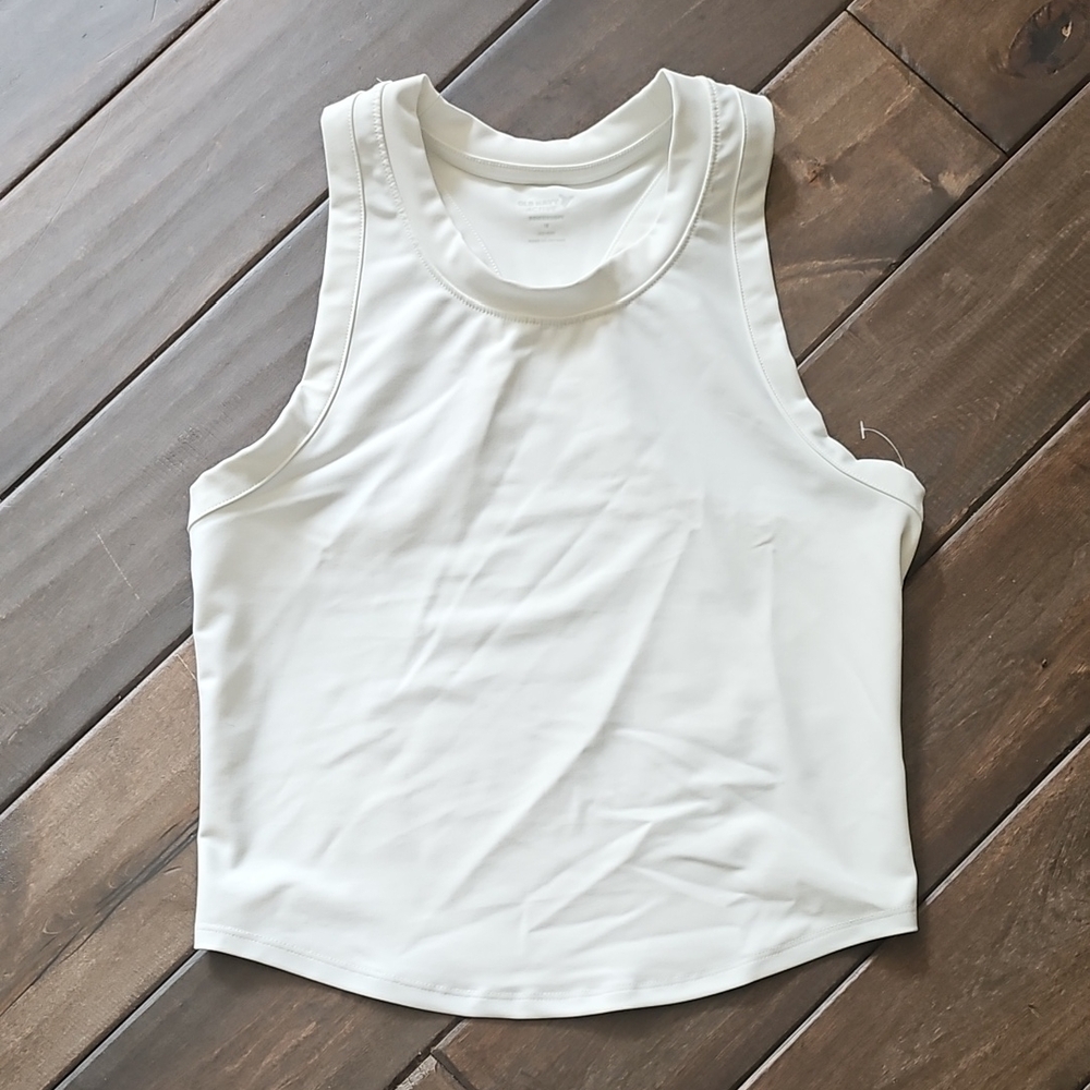 White Sleeveless Old Navy Women's Active Top